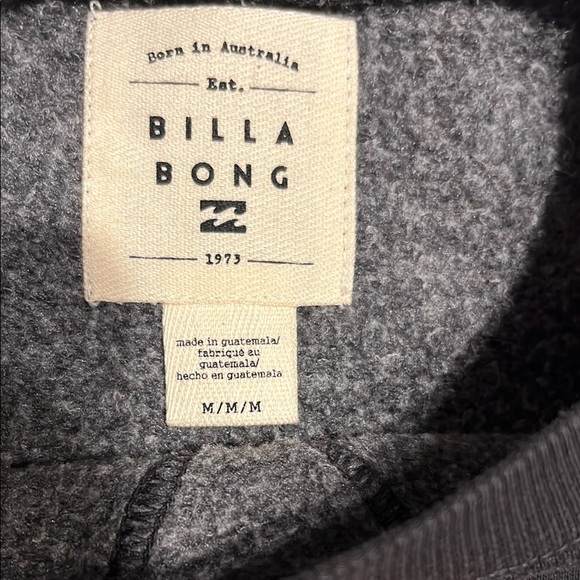 Billabong Heather Gray Knit Sweater - Picture 2 of 9